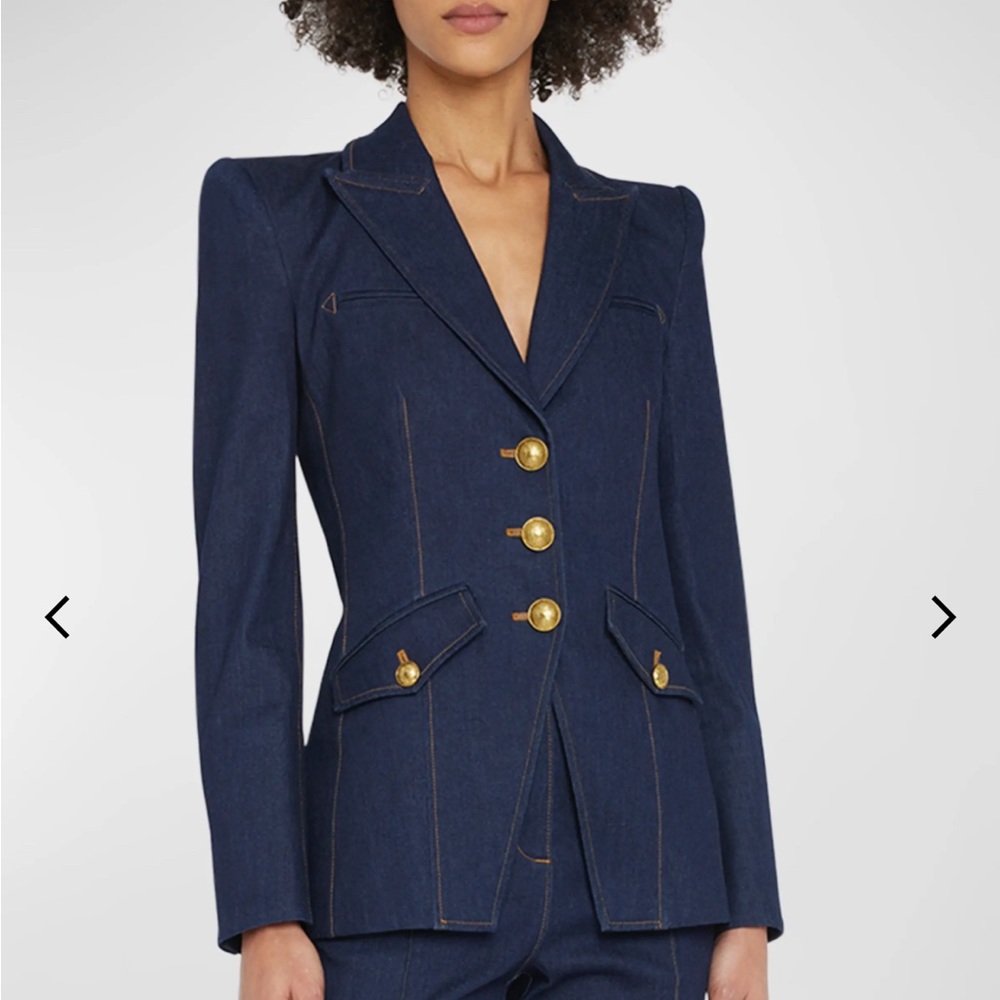 Veronica Beard ANOKI DENIM DICKEY JACKET